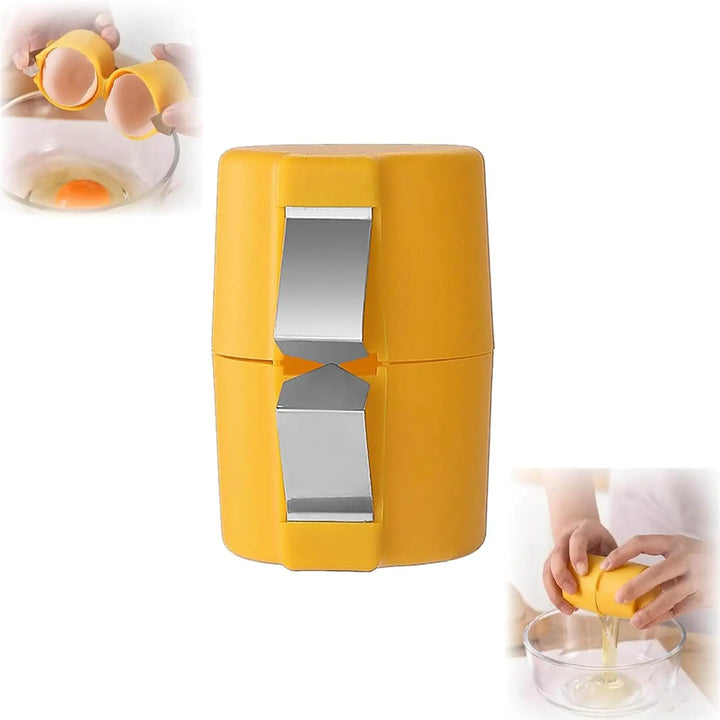 1/2pcs Handheld Egg Cracker Shell Opener Multifunctional Raw Egg Cutter and Separator Essential Kitchen Gadget for Cooking