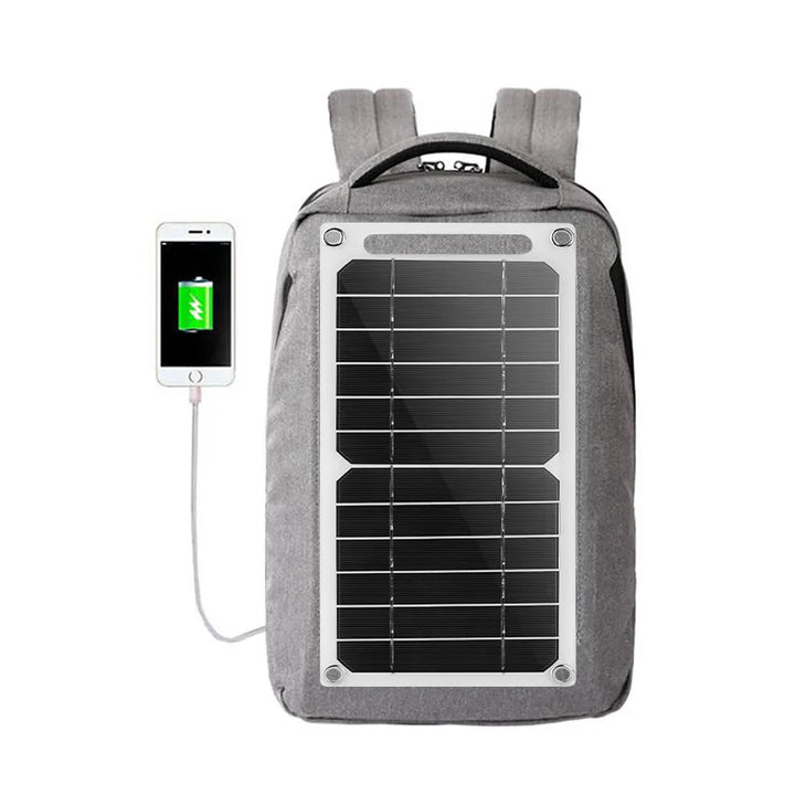 35W Solar Panel With USB Waterproof Outdoor Hiking And Camping Portable Battery Mobile Phone Charging Bank Charging Panel 6.8V