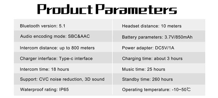 EJEAS V6 PRO+/PLUS Motorcycle Helmet Bluetooth Walkie Talkie 6 Rider Distance 800 Meters Waterproof IP67